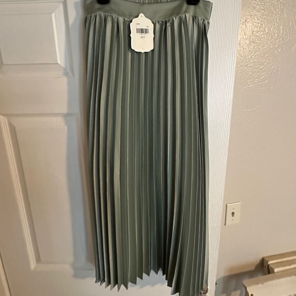 Mint Long Skirt